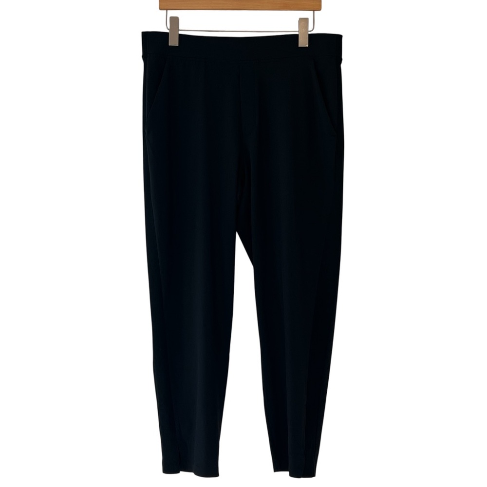 Athleta Brooklyn Ankle Pant Black Featherweight Stretch Size 14 - Picture 4 of 16